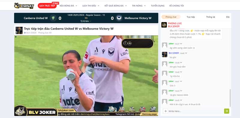 Demnaylive - Xem bóng đá trực tuyến miễn phí, không quảng cáo